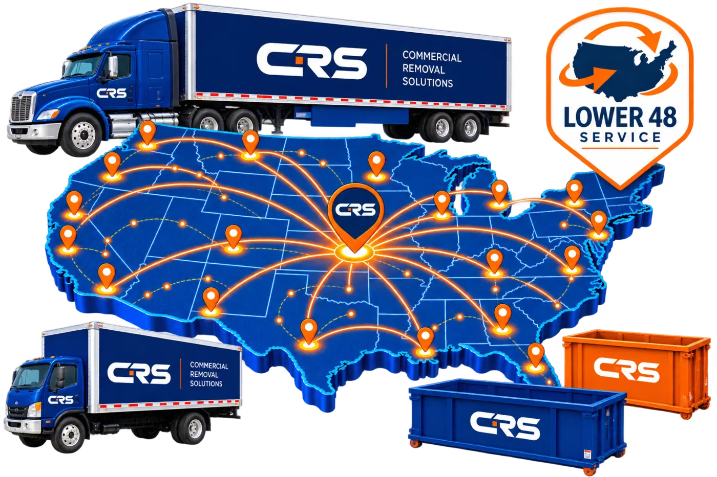 CRS fleet serving the Lower 48 states