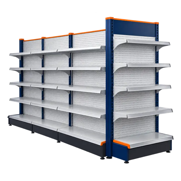 Retail shelving FF&E illustration